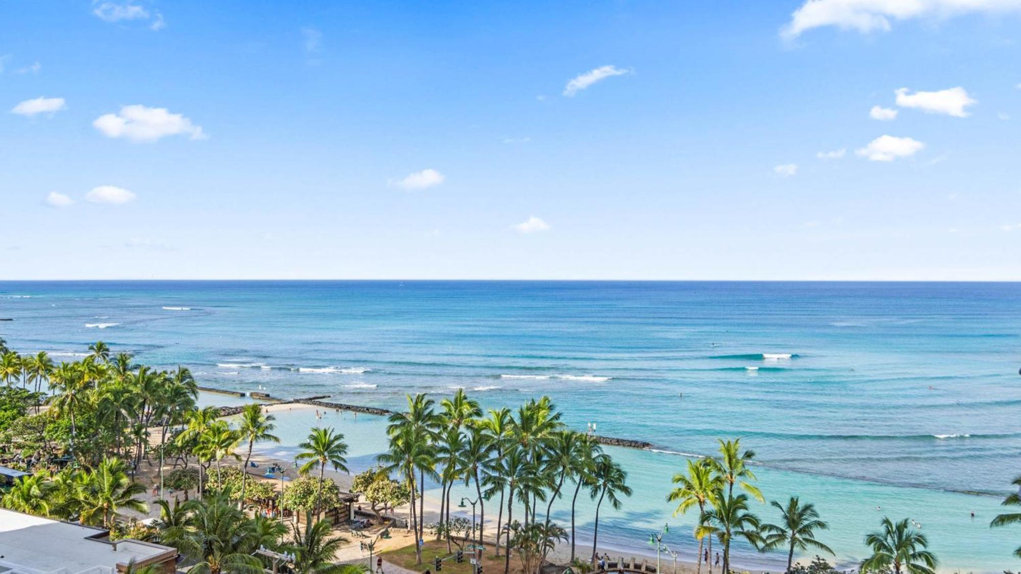Luxury Oceanfront 2 Bedroom Apartment At Waikiki Beach Tower هونولولو المظهر الخارجي الصورة